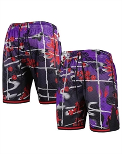 Мужские шорты Swingman Toronto Raptors Lunar New Year в фиолетовом цвете Mitchell and ness