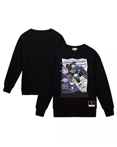 Мужской черный свитшот с подкладкой Los Angeles Kings Streak от Wayne Gretzky Mitchell and ness