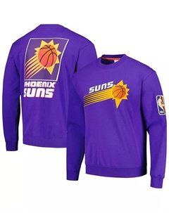 Мужской свитшот Hardwood Classics There and Back Phoenix Suns в фиолетовом цвете Mitchell and ness