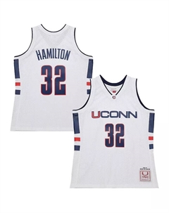 Мужская белая майка Richard Hamilton UConn Huskies 1998/99 Mitchell and ness