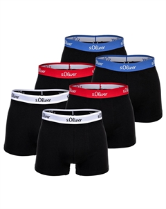 Боксеры S Oliver Boxershort 6 шт, цвет Schwarz Kontrast S.oliver
