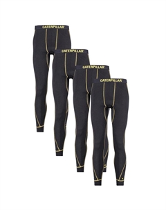 Термобрюки черные, упаковка 4 шт. Caterpillar