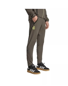 Мужские оливковые брюки для путешествий Real Madrid 2025/26 Tiro Vis Tech Adidas