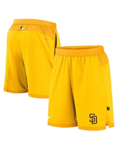 Мужские шорты для активного отдыха Gold San Diego Padres Authentic Collection Flex Vent Performance Nike