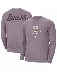 Мужской фиолетовый тяжелый толстовка Los Angeles Lakers Courtside Statement Edition Jordan