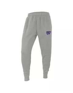 Мужские спортивные брюки-джоггеры Kansas State Wildcats Changeover Club Fleece цвета металлик Nike