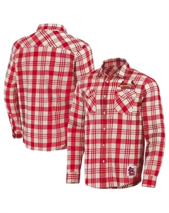 Мужская рубашка на пуговицах в клетку Darius Rucker Collection by Red St. Louis Cardinals Fanatics