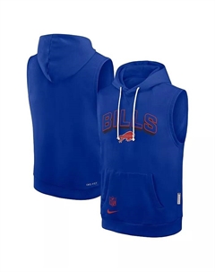 Мужская толстовка-пуловер Royal Buffalo Bills Sideline Performance без рукавов Nike