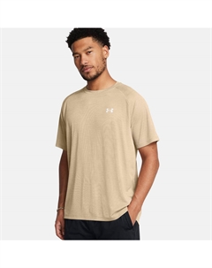 Структурированная мужская футболка Ua Tech бежевого цвета Under armour