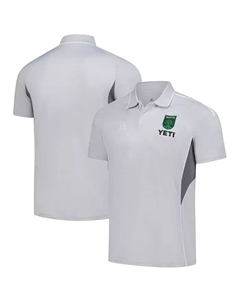 Мужская тренировочная поло Austin FC 2025 серебристого цвета Adidas