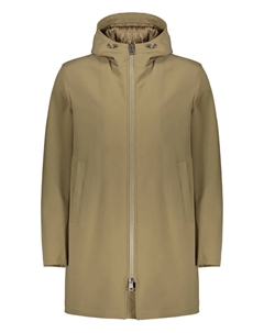 Стеганое пальто с капюшоном на кулиске, зеленый Herno