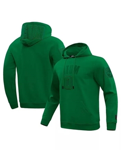 Мужская толстовка с капюшоном Jayson Tatum Kelly Green Boston Celtics Triple Tonal Player Pullover Hoodie Pro standard