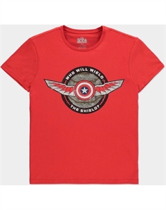 Футболка, красный Marvel