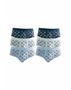 Трусы, цвет weiß, marine, hellblau Clipper