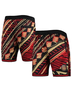 Мужские черные шорты Atlanta United FC Tribal Fashion Mitchell and ness