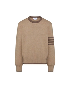 Топ Milano Stitch Crew Neck 'Medium Brown' Thom browne