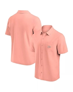 Мужская рубашка на пуговицах Coral Kansas City Chiefs Front Office Fanatics