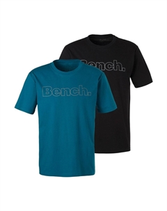 Футболка, бензин, черный Bench