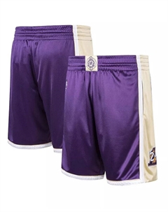 Мужские шорты Los Angeles Lakers Hardwood Classics в фиолетовом цвете, посвященные зачислению Коби Брайанта в Зал славы 2020 года Mitchell and ness