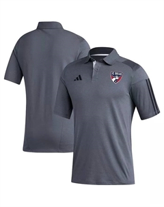 Мужская серая тренировочная поло FC Dallas 2023 для поля Adidas