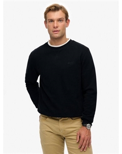 Эссеншиал лого хлопковый свитшот, Black Superdry