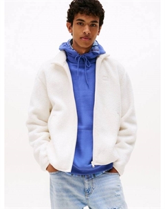 Томми Джинс свитшот расслабленного кроя с молнией, Ancient White Tommy hilfiger