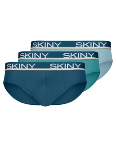 Трусы 3er Pack, цвет Blau/Türkis/Hellblau Skiny