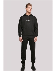 Пуловер Basic Hoodie SIlvester Party Happy People Only, черный F4nt4stic