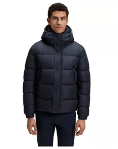Мужская куртка-пуховик Regular-Fit с водоотталкивающей пропиткой, синий Hugo boss