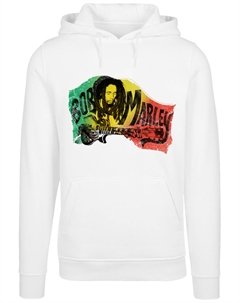 Пуловер Hoodie Bob Marley Chords Reggae Music by Rock Off, белый F4nt4stic