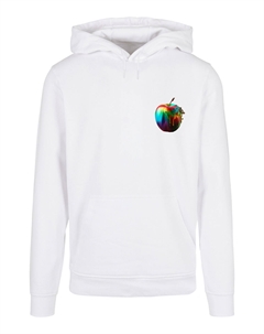 Пуловер Basic Hoodie Colorfood Collection Rainbow Apple, белый F4nt4stic