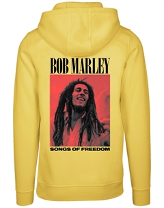 Пуловер Hoodie Bob Marley Songs Of Freedom Reggae Music, цвет taxi yellow F4nt4stic