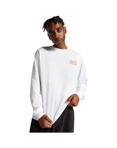 Блузка Cons футболка с длинным рукавом, белая, мужская Converse