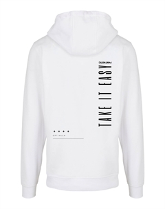 Пуловер Basic Hoodie Take It Easy HOODIE UNISEX, белый F4nt4stic