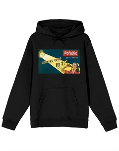 Черный свитшот Big & Tall Dr Pepper Shining Hours Vintage Ad — 4XL Dr. pepper