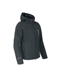 Велосипедная куртка-дождевик с сетчатой подкладкой, водонепроницаемость 12000 мм водяного столба, серая Bergson