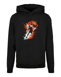 Пуловер Basic Hoodie Basketball Splash Sport HOODIE, черный F4nt4stic