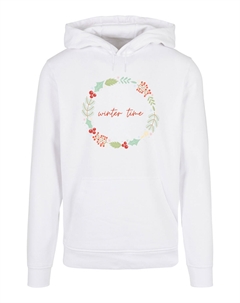 Пуловер Basic Hoodie Winter Time, белый F4nt4stic