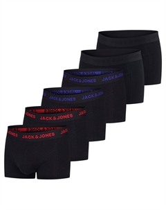 Боксеры Trunk 6 шт, разноцветный Jack & jones