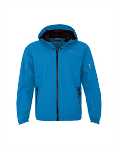 Куртка-дождевик с сетчатой подкладкой, водонепроницаемость 12000 мм водяного столба, синяя Bergson