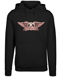 Пуловер Hoodie Aerosmith Rock Band Logo, черный F4nt4stic