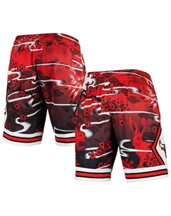 Мужские шорты Chicago Bulls Lunar New Year Swingman красные Mitchell and ness
