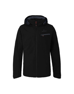 Внутренняя флисовая куртка-дождевик, водонепроницаемость 20000 мм водяного столба, черная Bergson