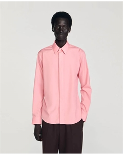 Однотонная мужская рубашка, розовый Sandro