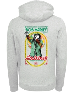 Пуловер Hoodie Bob Marley Reggae Music Exodus Singing, цвет grau meliert F4nt4stic