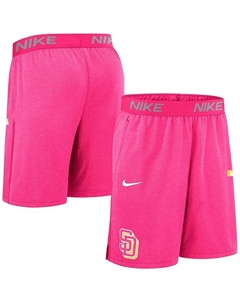 Мужские розовые шорты Performance Knit из коллекции Authentic Collection City Connect команды San Diego Padres Nike