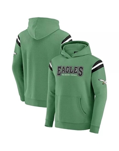 Мужской толстовка с капюшоном Kelly Green Philadelphia Eagles NFL Football Pullover Hoodie Fanatics