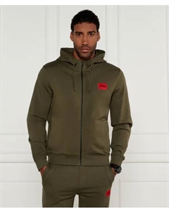 Толстовка daple212 Regular fit, зеленый Hugo