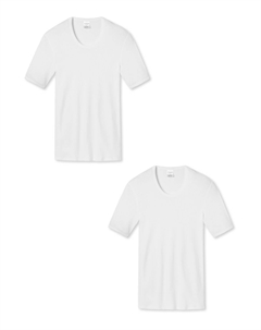 Майка Essentials Feinripp, белый Schiesser