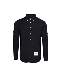 Рубашка Straight Fit Long Sleeve Broad Shirt 'Navy' Thom browne